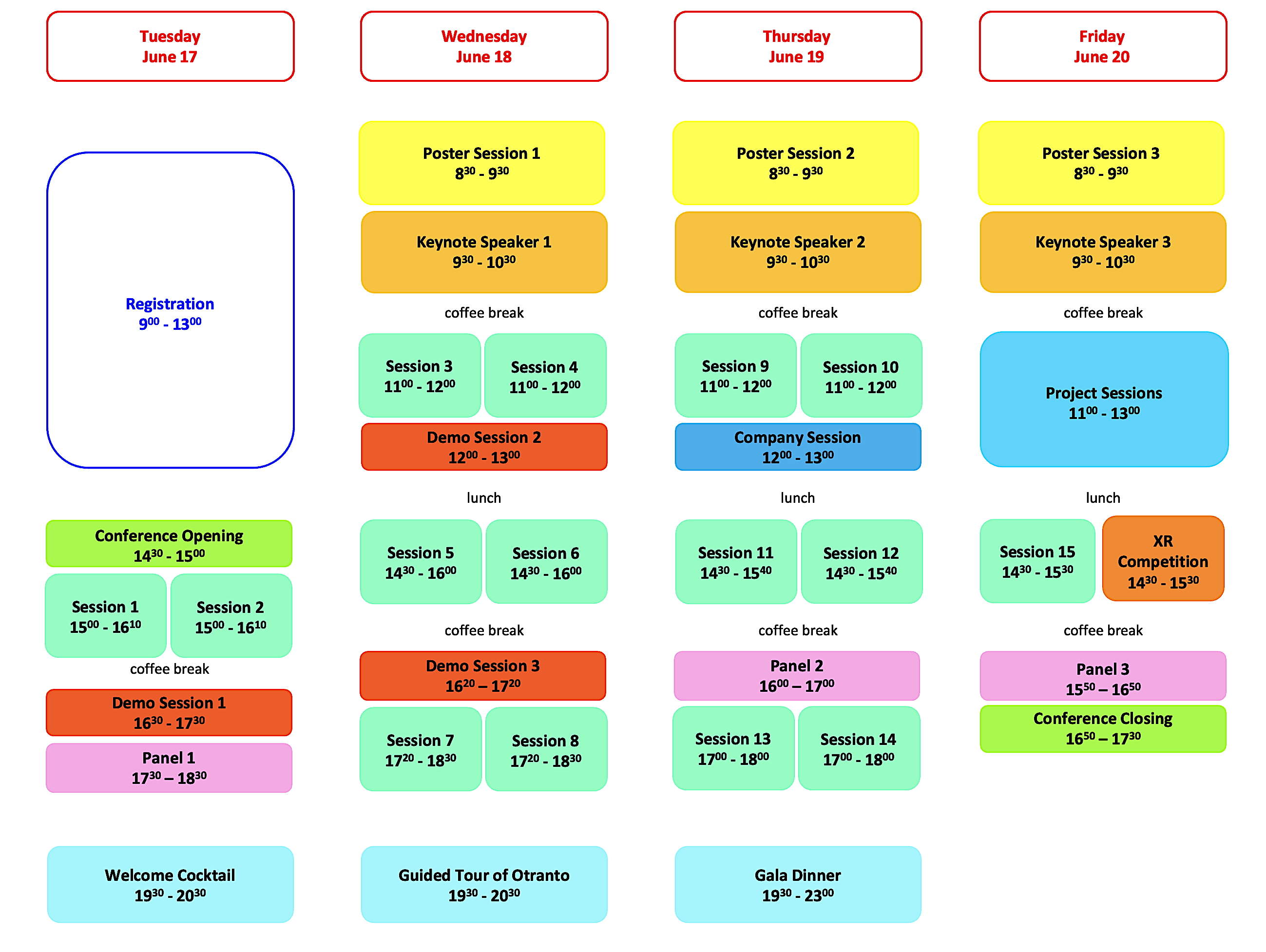 Program at a glance